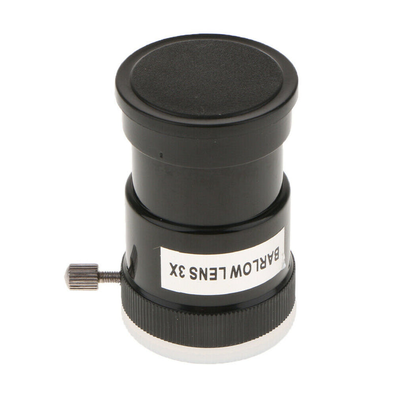 1.25 inch 3X Barlow Lens Eyepiece for Astronomical Telescope, Moon Planet Deep