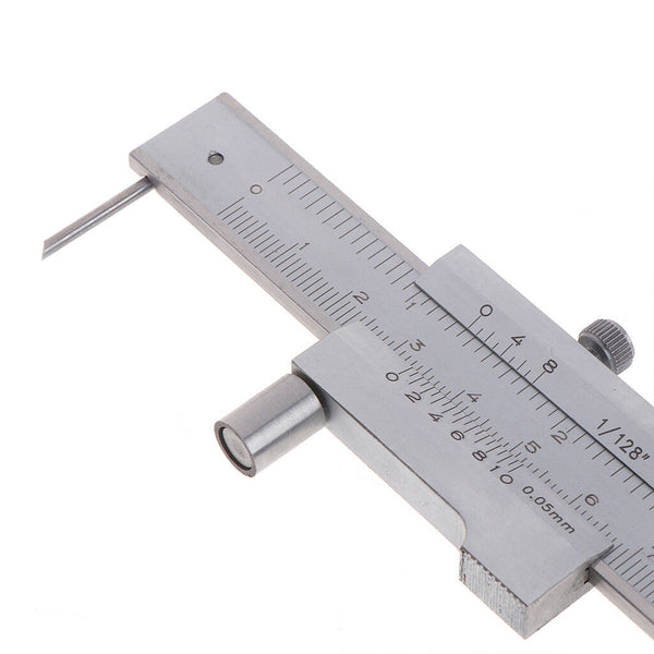 200mm Stainless Steel Parallel Marking Gauge Vernier Caliper w/ Carbide Scriber