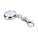 Stainless Steel Quartz Pocket Watch Cute Key Ring Chain Gift ME
