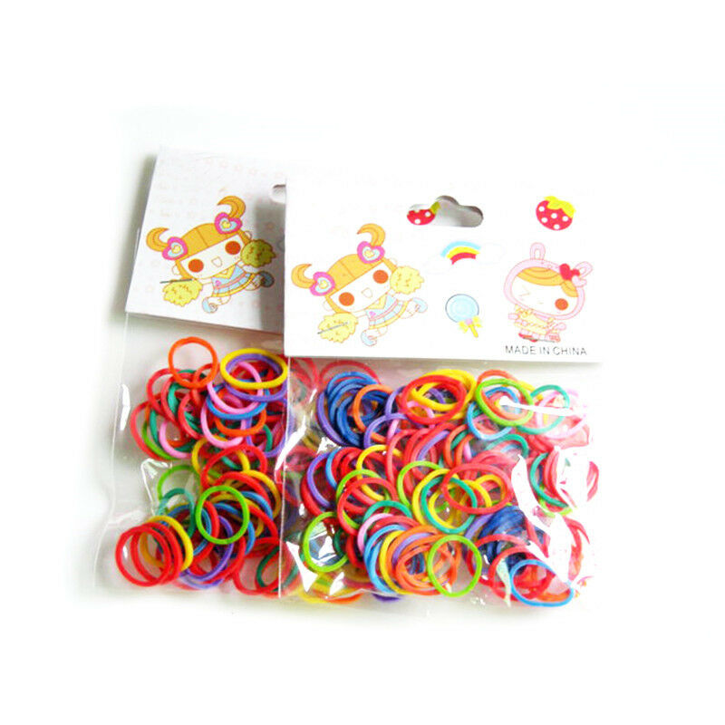 1 bag Lots Rubber Band Pet Hair Dog Grooming Bow Colorful for Pet Beauty  Dcql