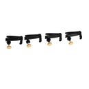 4pcs Violin Fine Tuner Adjuster with Copper Plating Screws for 3/4 4/4 Size