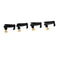 4pcs Violin Fine Tuner Adjuster with Copper Plating Screws for 3/4 4/4 Size