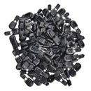 20Pcs Black Paracord Plastic Zippers Pull Replacement For Sport Outdoor -PN 3C