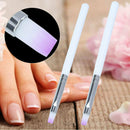 2x Nail Art UV Gel Painting Drawing Brushes Acrylic Flat Brush Professional RJK