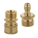 2 Pieces Quick Connect Fitting Pressure Washer Adapter Set