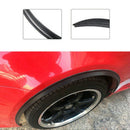 2X Carbon Fiber Car Wheel Rubber Eyebrow Protector Arch Trim Flare Fender Str Ew