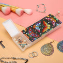 DIY Butterfly Special Shaped Diamond Painting 2 Grids Pencil Storage Case