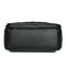 Women PU Shoulder Bag Multi-pocket Mother Solid Crossbody Handbag (Black)