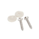 Pair Guitar STRAP BUTTONS END PINS pegs w/ Mounting Screws for Guitar Mandolin