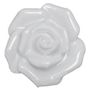 1 x Button Door Handle Drawer Cabinet Closet Ceramic Flower Rose Dresser Kn P7A6