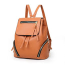 Women Drawstring Backpack Leather Travel Girls School Shoulder Bag (Yellow) A