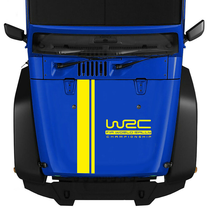 Racing Sports Stripe Car Styling Stickers Hood Bonnet Decals Auto Decoration