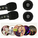 100 Pcs Disposable Microphone Cover Non-Woven Protective Cap For Karaoke NEW