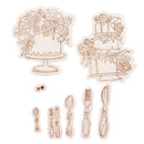 Transparent Tableware Seals Stamps for DIY Scrapbooking Card Making Crafts