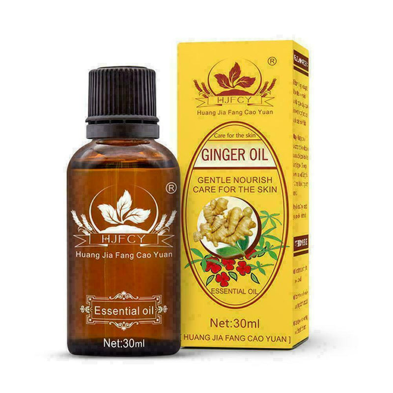 Ginger Essential Oil Plant Therapy Lymphatic Drainage Essential Massage Oil G7E2