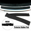 90CM Rear Bumper Rubber Pad Trim Cover Kit Guard Sill Protector Plate Trunk W2W2