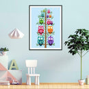 5D DIY Full Drill Diamond Painting Owl Cross Stitch Mosaic Kit Home Decor