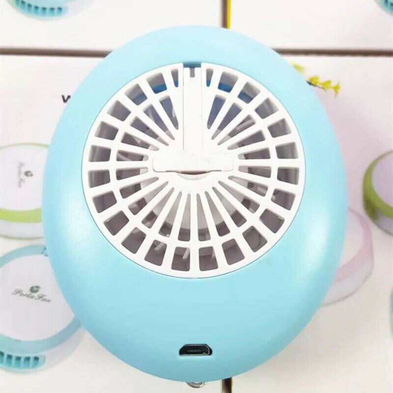 USB Mini Fan Air Conditioning Blower for Eyelash Extension Quick Dryer w/ Mirror