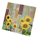 2x Sunflower Blackout Curtains Thermal Insulated Drape Fabric Curtain 150x166 cm