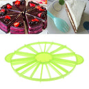 Pie Marker Cutter Cake Divider 10 / 12 Piece Slicer Birthday Party Accessor FT