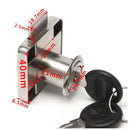22mm Drawer Cam Lock with 2 Keys For Cabinet Office Wardrobe Cupboard
