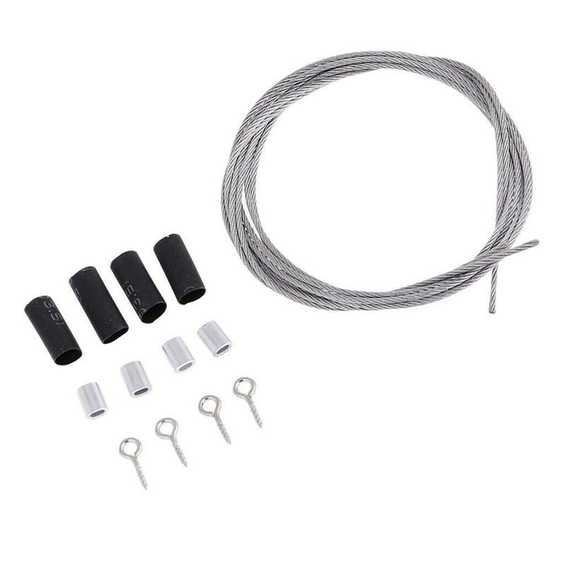 Steel Fixed Rope Retrofit Kit for 1/10 Off-Road Racing Crawler Car Ornament