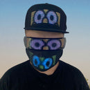 Fashion Luminous Flash LED Display Cap Hat Editable for Hip-hop Club Stage