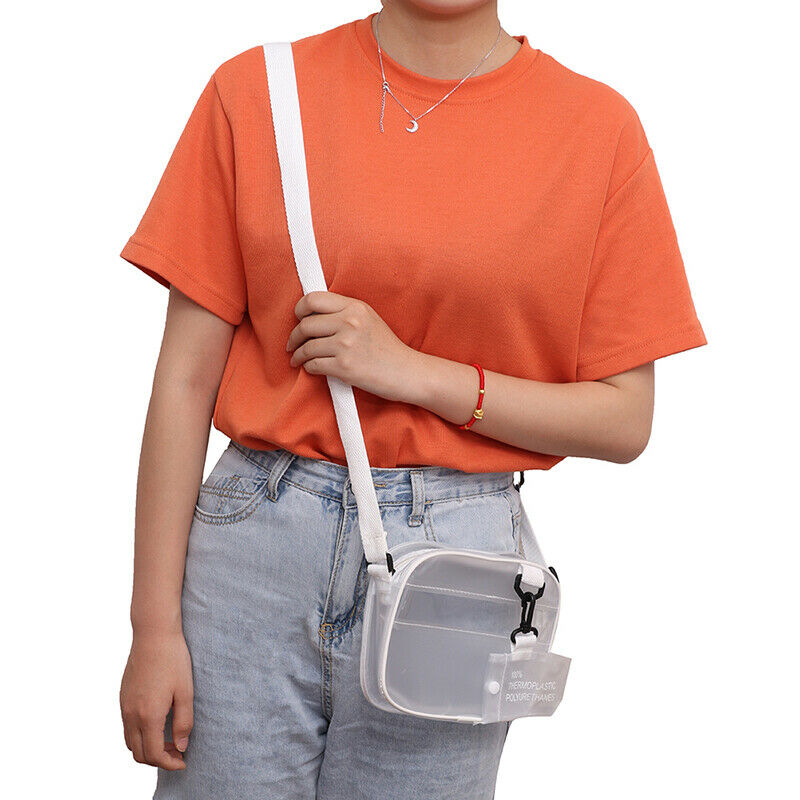 Causual PVC Transparent Frosted Woman Crossbody Bags Handbag Jelly Small Bag Kw