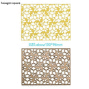 Hexagonal Flower Embossing Cutting Die Stencils DIY Scrapbooking Craft Tool