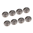 8PCS Speaker Spikes Foot Mats Feet Pads 25*4mm Metal Durable for Hifi Players