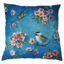 Hand painted oil painting cherry blossom branch bird pillow car sofa cushio O8I4