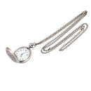 Large quartz pocket watch Retro classic design surrounding pattern hollow e