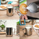Stainless Steel Frothing Pitcher Latte Espresso Art Milk Coffee Tea Jug Foam Cup