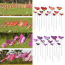 24 Pieces Garden Yard Planter Butterfly Stakes Red Purple