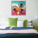 5D DIY Diamond embroidery sunset dandelion diamond painting Cross Stitch Rh D4D7