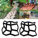 2 Pieces Path Maker Mould Paving DIY Lawn Concrete Paving Garden Path Molds
