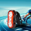 5 Modes Bicycle Bike Cycling Rear Tail Alarm Safty Light LED Aluminium All