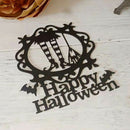 Happy Halloween Witch Metal Cutting Dies Stencil Scrapbook Album Card Decor 3C