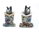 2Pcs Cotton Upright Desktop Case Plush Lined Eyeglasses Holder Stand Pen Holder