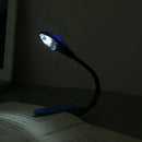 Mini Flexible Clip-on Bright Booklight LED Travel Book Reading Lamp White L H6Z2