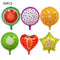 50Pcs summer aluminum balloon Strawberry Balloon Party Supplies Exquisite