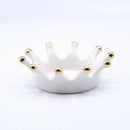 Crown Ceramic Nail Carving Brush Rack Art Pens Display Stand UV Gel Palette A