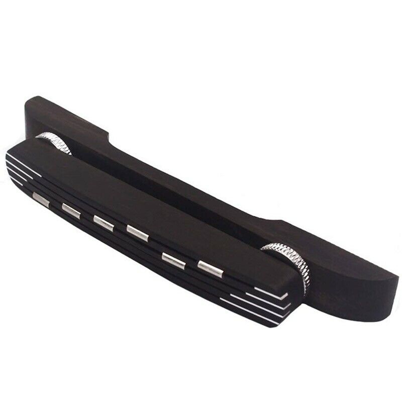 Guitar Parts Ebony Bridge Adjustable Height for Jazz Guitar Accessories