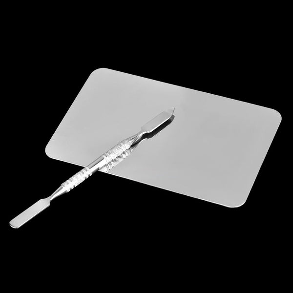 Cosmetic Mixing Palette Gel Polish Spatula Rod Nail Art Makeup Stainless Steel