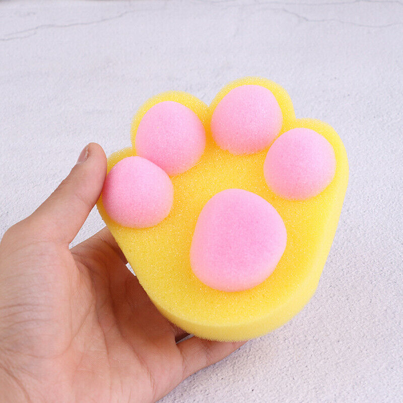 3pcs/set Cute Fruit Shaped Bath Sponge For Body Cleaning Lovely Baby Body Spo FT