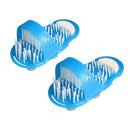 2pcs Bathroom Foot Masager Slippers with Brush Dead Skin Clean Scrubber