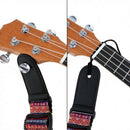 Adjustable 75-130Cm Ukulele Guitar Strap Cotton Leather Sling Belt Buckle W X8X4