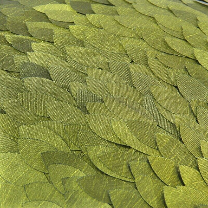 1 x Leaf-Pattern Satin Pillow Case Cover for Sofa Cushion Car/Bed Pillow 43