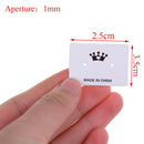 100 x Package cards paper cards earring holder display cards ear studs hang BX