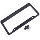 1PC Chrome Stainless Steel Metal License Plate Frame Tag Cover With Screw CaA3C